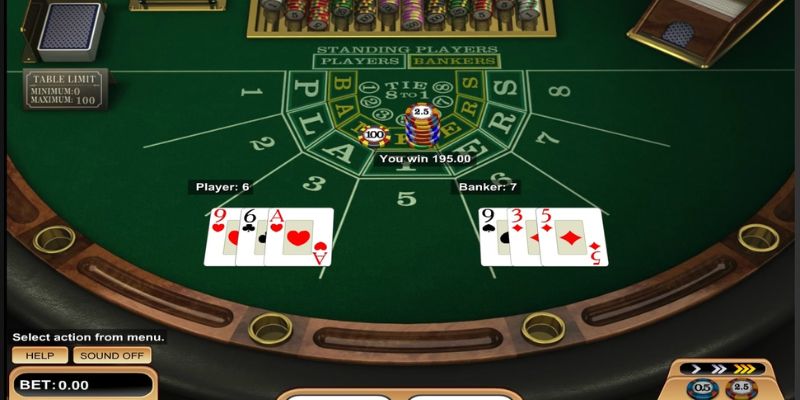 Thuật ngữ thường gặp khi chơi xì lát baccarat