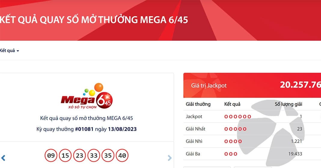 Mách bạn một vài Mẹo Chơi xổ số Mega 6/45 dễ lụm tiền nhất