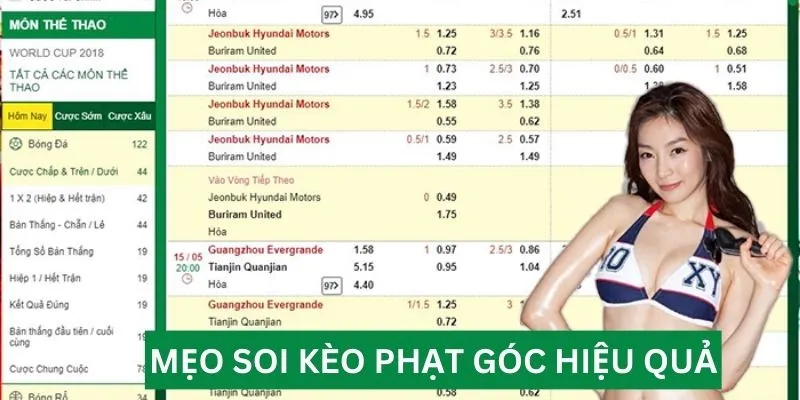 Một số mẹo soi kèo cược phạt góc hiệu quả